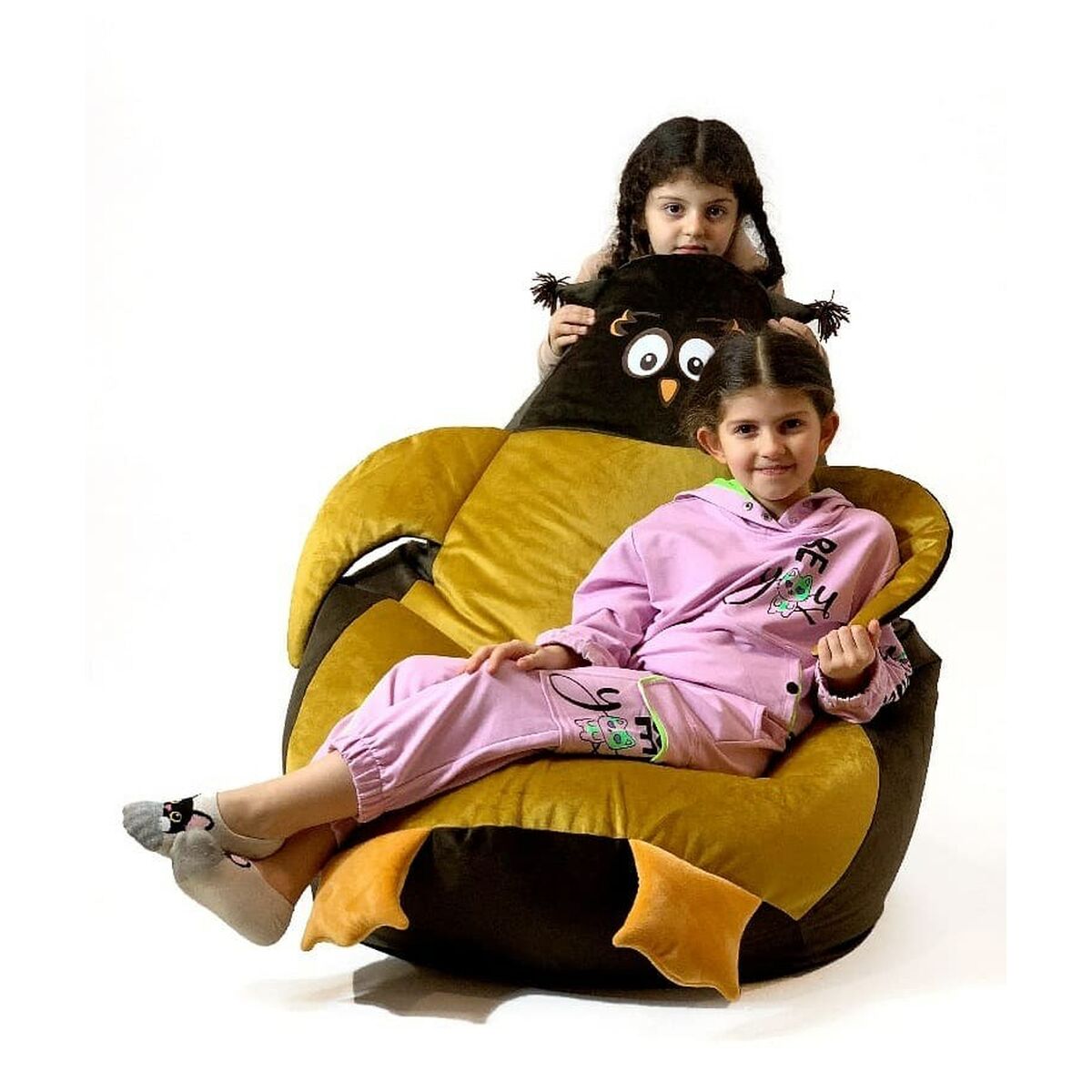 Puff GO GIFT Gull Bronse Oxford 105 x 80 cm